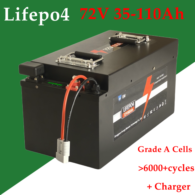 72V 60Ah Lifepo4 Battery Pack - 72V 35Ah Lithiumbatterie 40Ah 50Ah 60Ah